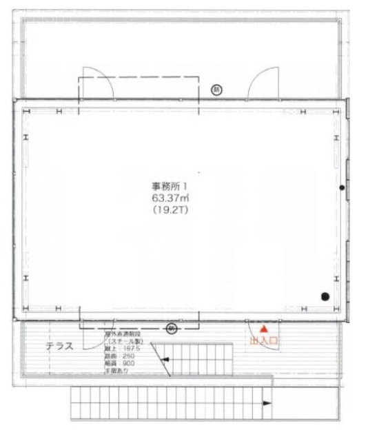 表参道391ビル2F 間取り図