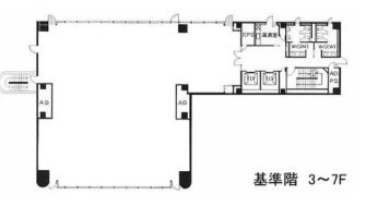 コンフォール安田ビル3F 間取り図