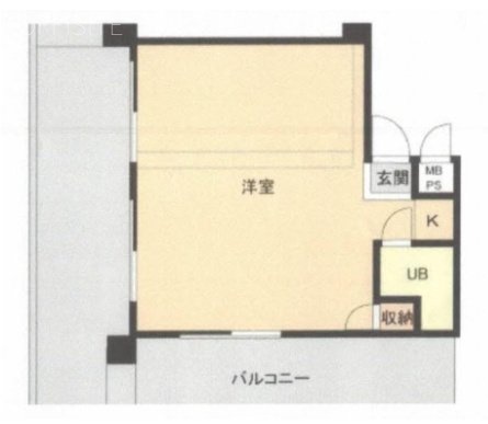 日本橋ロイヤルプラザ905 間取り図