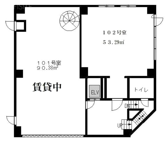 泰岳ビル102 間取り図