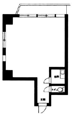 シャトレー代々木305 間取り図