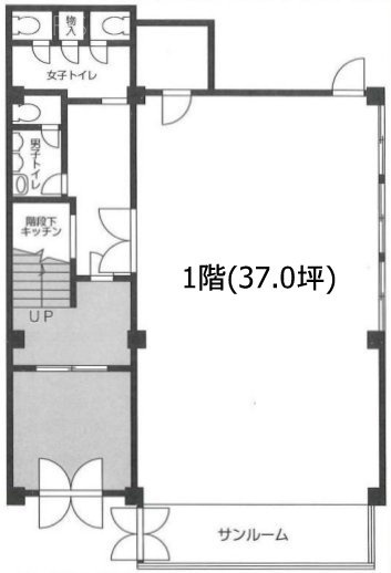 東海ビル1F 間取り図