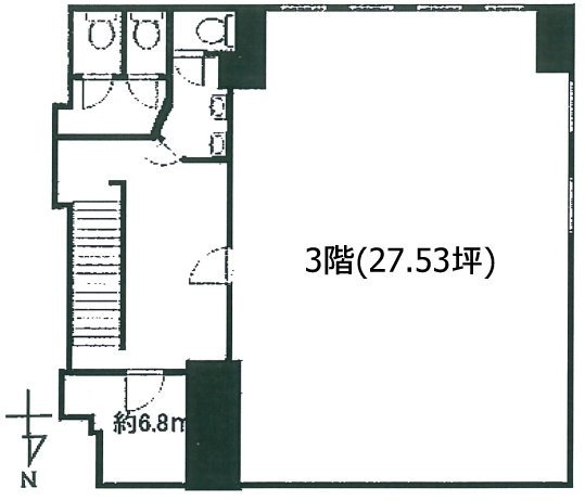 南国ビル3F 間取り図