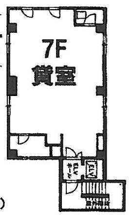 浅野第3ビル7F 間取り図