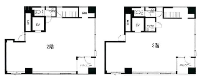 アウルスクエア2F~3F 間取り図