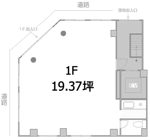 Reve六本木ビル1F 間取り図