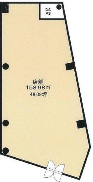 MFPR代々木タワー2F 間取り図