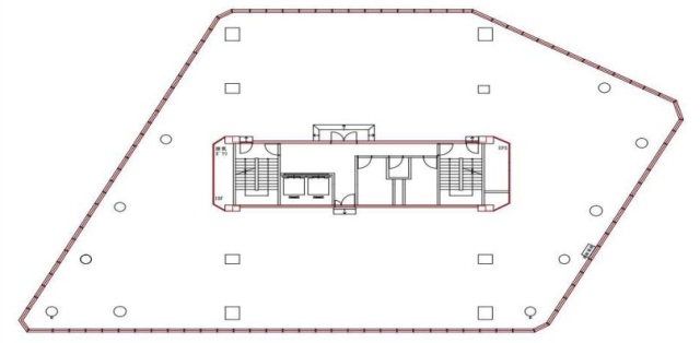 麻布偕成ビル4F 間取り図