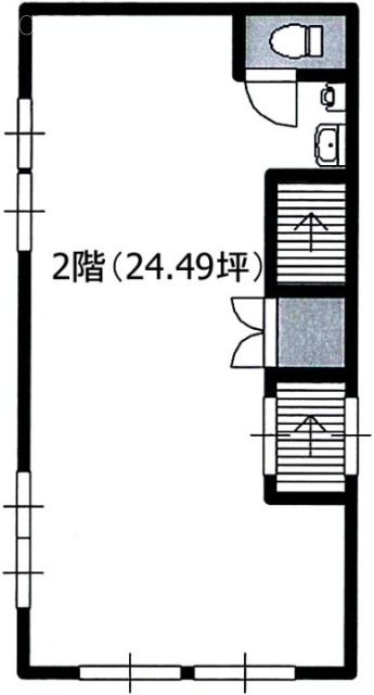 第2眞下ビル2F 間取り図