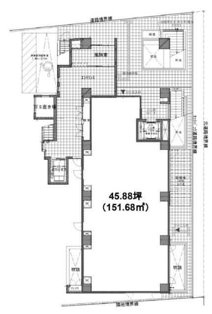 キングストンパレス立川1F 間取り図