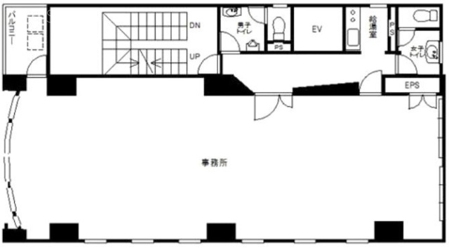 東海日本橋ビル3F 間取り図