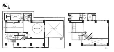 ファーストビル1F～2F 間取り図