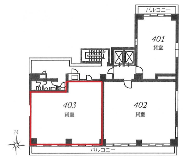 中川ビル403 間取り図