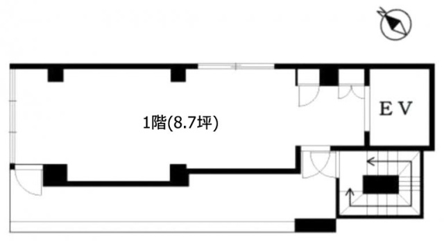 福隆ビル1F 間取り図