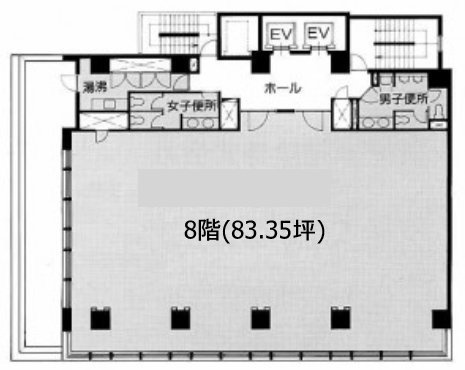 THE PORTAL 新宿御苑8F 間取り図