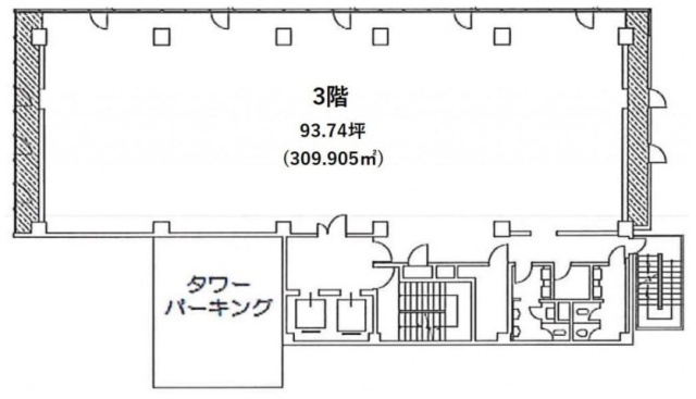 東成ビル3F 間取り図
