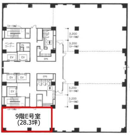 KDX府中ビルE 間取り図