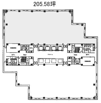 芝浦スクエアビル4F 間取り図