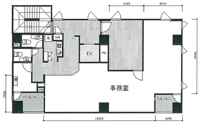 インテックスビル3F 間取り図