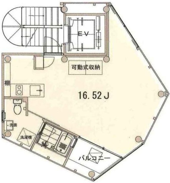 FLEG東麻布801 間取り図