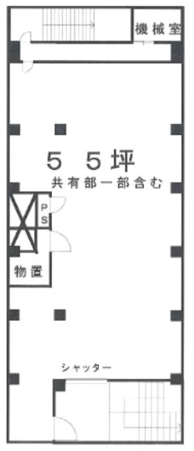 玉川ビルB1F 間取り図