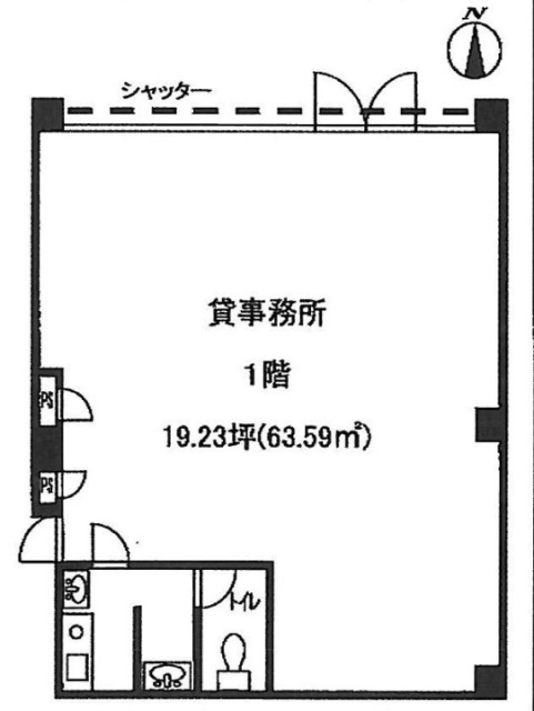久松ビル1F 間取り図