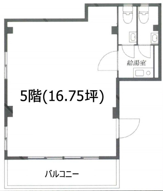 コスモビル5F 間取り図