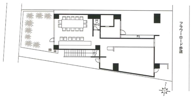 長島ビル1F 間取り図