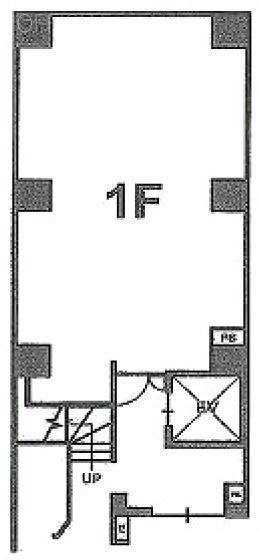 クロステレビビル1F 間取り図