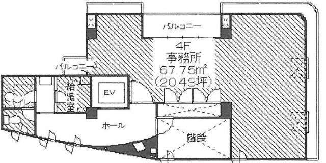 山本計器ビル4F 間取り図