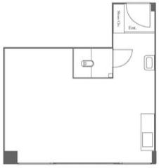 霞一ビル302 間取り図