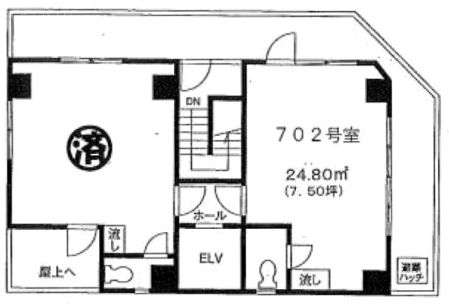第一電建ビル702 間取り図