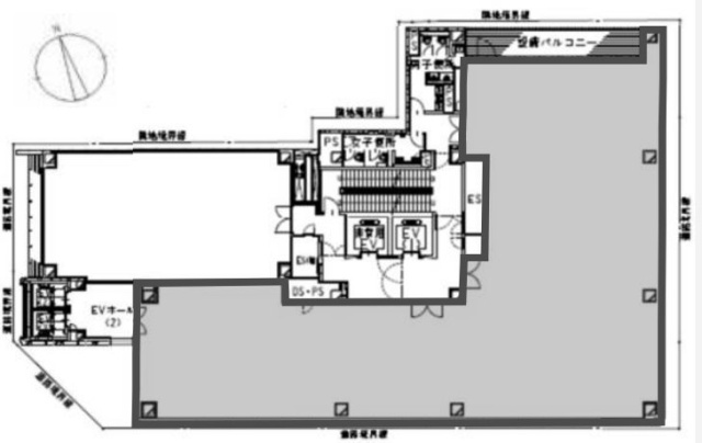 京橋創生館6F 間取り図