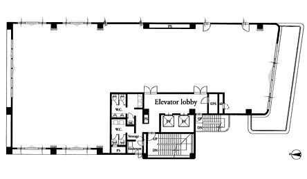 一番町SQUARE6F 間取り図