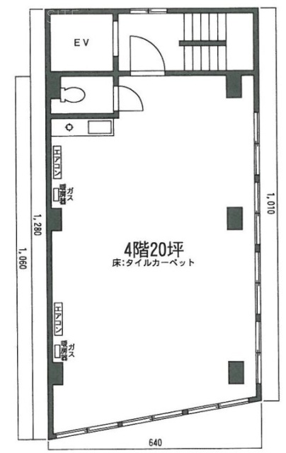 パレドール日本橋413 間取り図