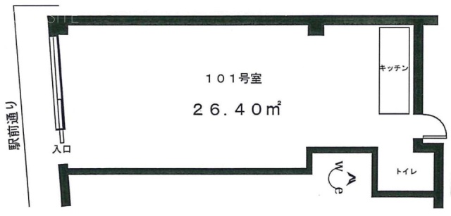 エスポワール落合ビル101 間取り図