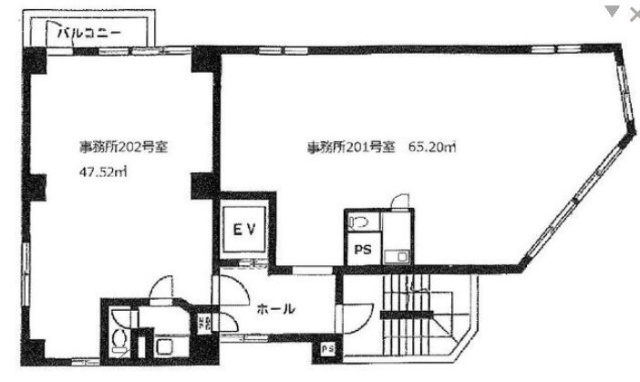 サンハイツ相模大野第二ビル201 間取り図