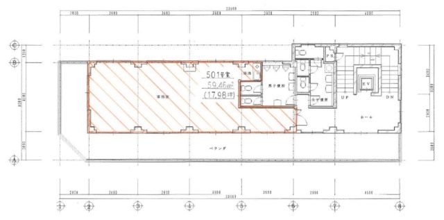 第3電波ビル501 間取り図