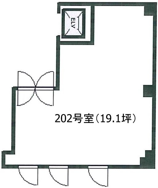 クローバービル202 間取り図