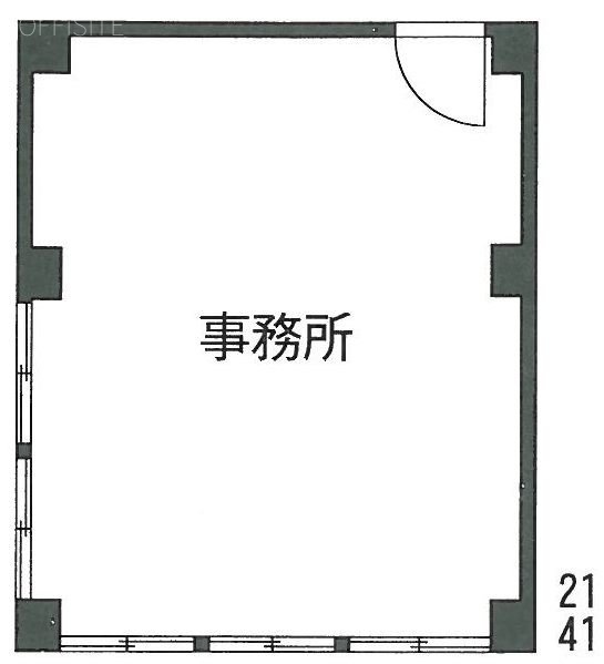 日の出ビル21 間取り図