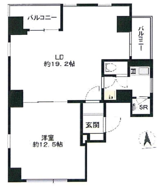 Mトリアノン401 間取り図