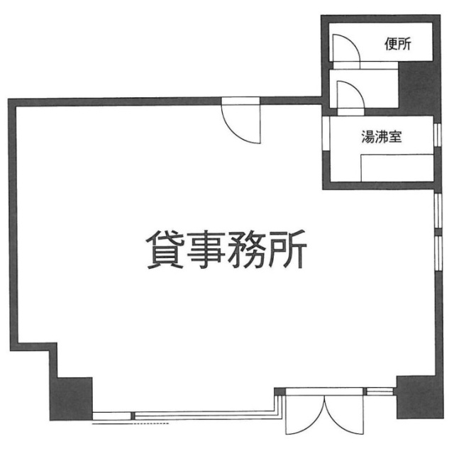 彦田ビル1F 間取り図