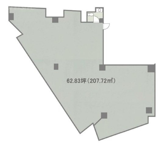 鞠子運送株式会社本社(まりこうんそう)ビル2F 間取り図