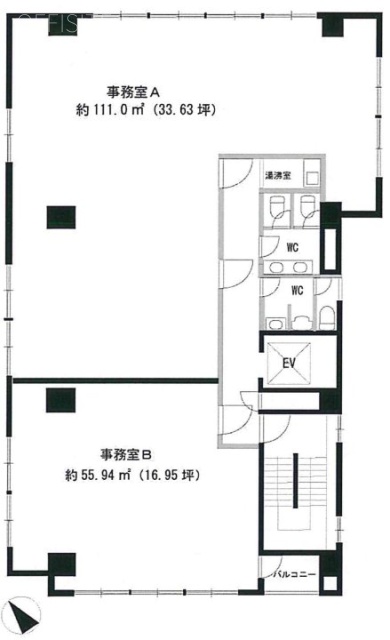 すみれビルA 間取り図