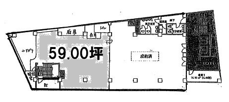 漆原文京センタービルB1F 間取り図