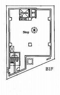 モドマルシェ渋谷桜丘ビルB1F 間取り図