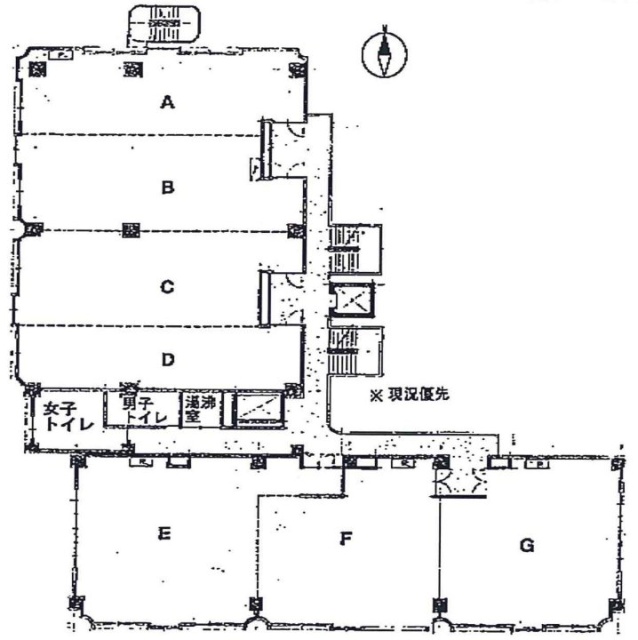 鯨岡第一ビルAB 間取り図