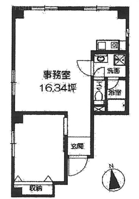 麹町本多ビルA 間取り図