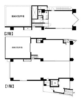 U-biz品川1F～2F 間取り図