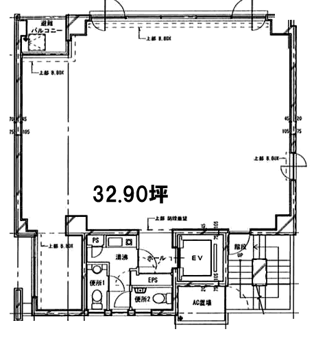 紀文第二ビル3F 間取り図